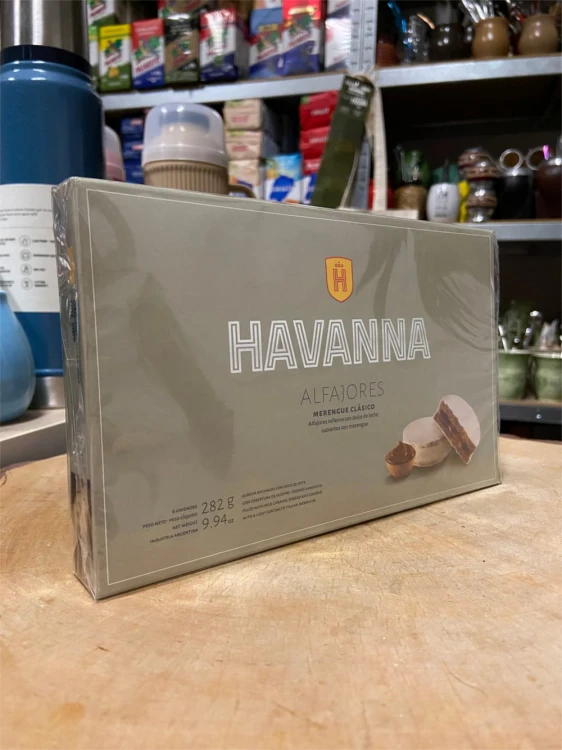 Alfajores Havanna Meringue (z bezą) pudełko 6 sztuk - 282g