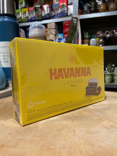 Alfajores Havanna Mixto pudełko 12 sztuk - 612g
