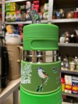 Yerbomos 3 w 1 Pajarito 750 ml "Terere" Verde (zielony) z wzorami - zbliżenie na ustnik