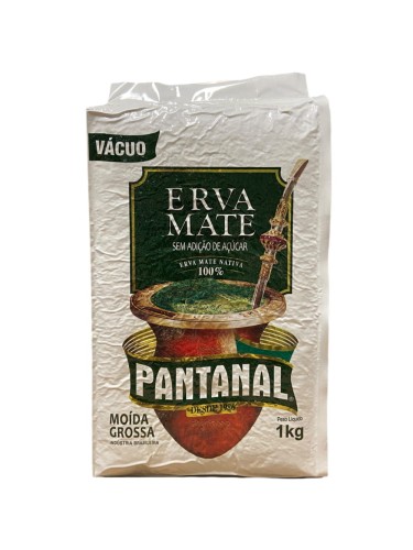 Erva mate Pantanal Moida Grossa 1000g Vacuum