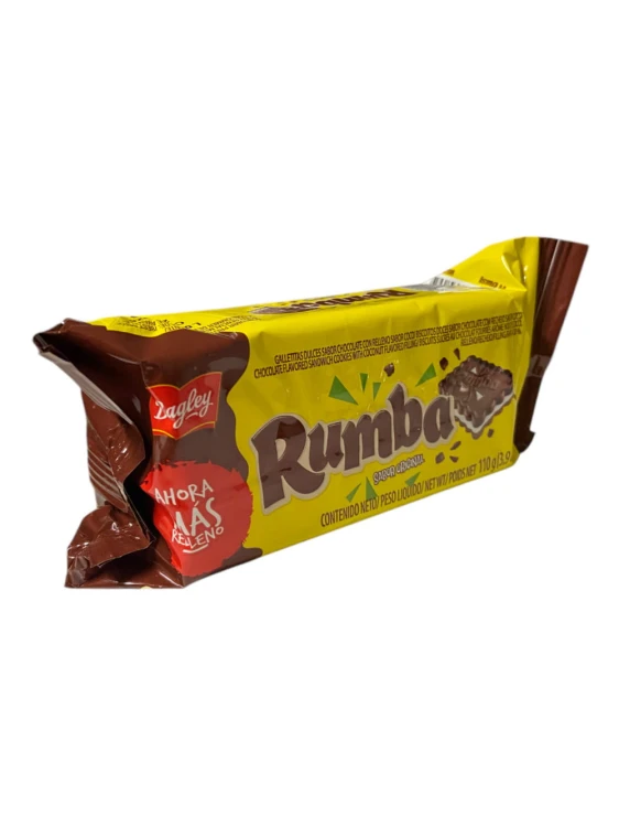 Ciasteczka Rumba 108g Bagley - widok po skosie