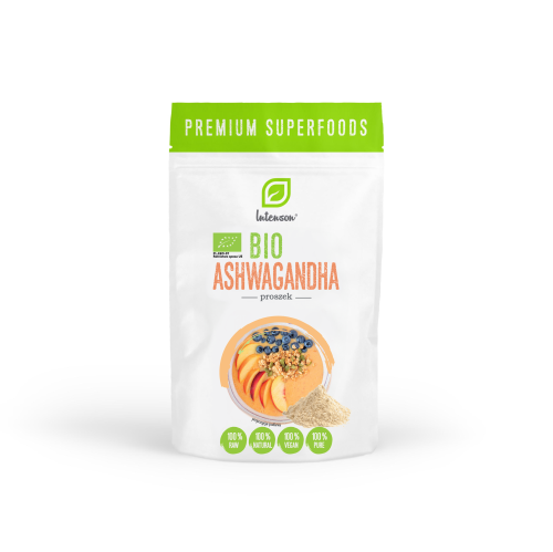 Bio Ashwagandha proszek 90g Intenson
