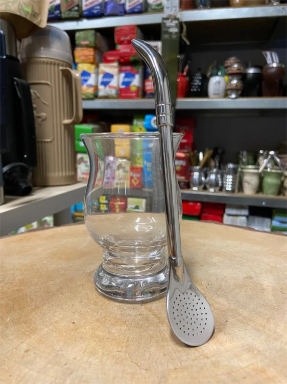Bombilla nierdzewna Cuchara "Pico del Loro" 19 cm INOX