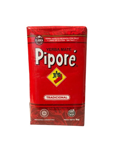 Yerba Mate Pipore Tradicional 1kg - nowy wygląd opakowania