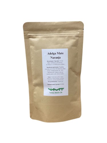 PRÓBKA Yerba Mate Adelga Mate Naranja (pomarańczowa) 100g Doypack