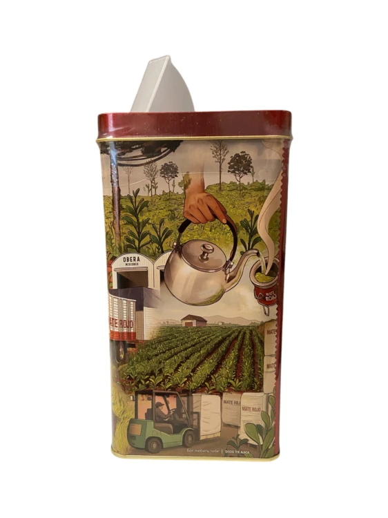 Puszka (yerbera) Mate Rojo Especial - tył puszki