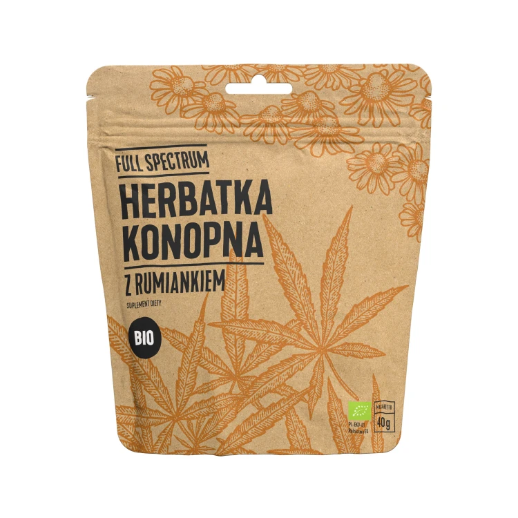 Bio Herbatka konopna z rumiankiem Full Spectrum 40g