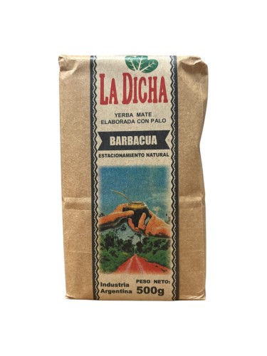 Yerba mate La Dicha Barbacua 500g - nowy wygląd opakowania