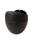 Naczynie silikonowe turystyczne Negro (czarne) z logo 190 ml - widok z innej strony