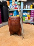 Bombilla nierdzewna "la Saltena" - wzór "koń"