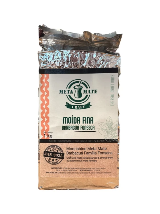 Yerba mate Meta Mate Chimarrao Moida Fina Barbacua "Fonseca" 1000g Vacuum