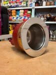 Naczynie Mate Imperial My Mate INOX Rojo Croco "Espejo" 160 ml - widok po skosie