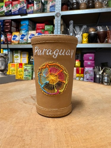 Guampa metalowa Selecta Verde "Marron" 150 ml
