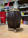 Tykwa Torpedo Premium "Exclusivo" Marron Martin Fierro na nóżkach 140 ml - widok na wprost