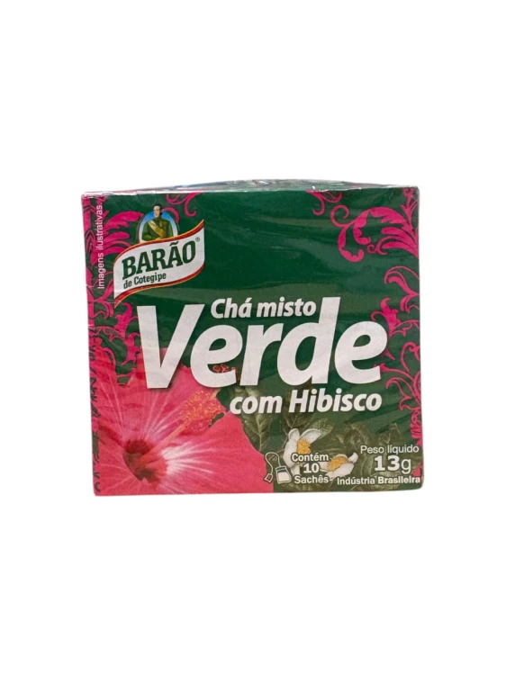 Barao Cha Misto Verde com Hibisco 13g (saszetki)
