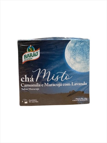 Barao Cha Misto Camomila e Maracuja com lavanda 15g (saszetki)