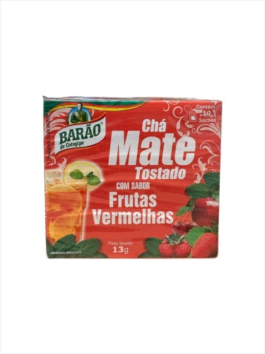 Barao Cha Mate Tostado "Frutas Vermelhas" 13g (saszetki)