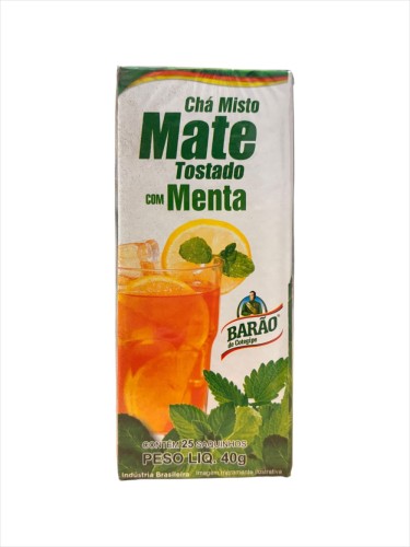 Barao Cha Mate Tostado com Menta Cocido (25 saszetek) 40g