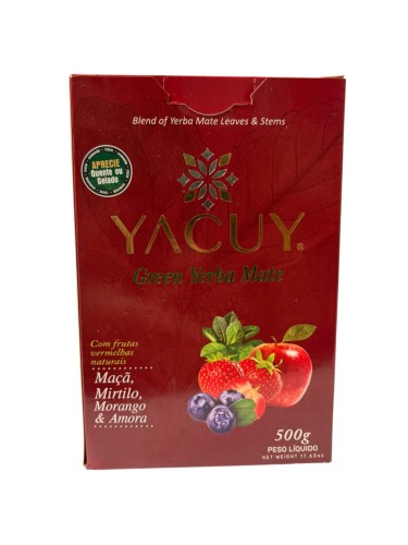 Yerba mate Yacuy Terere Red Fruits Vacuum 500g