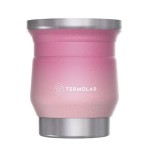 Cuia de Inox "Tupi" Carnaval Rosa Termolar 250 ml