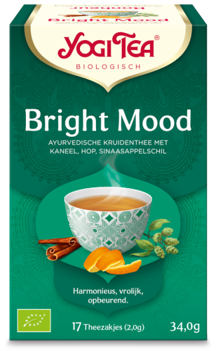Ajurwedyjska herbatka Bright Mood YogiTea Organic 17x2g