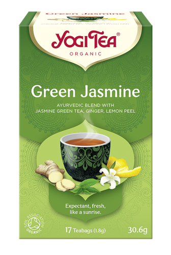 Ajurwedyjska herbatka Green Jasmine YogiTea Organic 17x1,8g