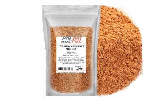 Cynamon Cejloński mielony 100g Kol-Pol