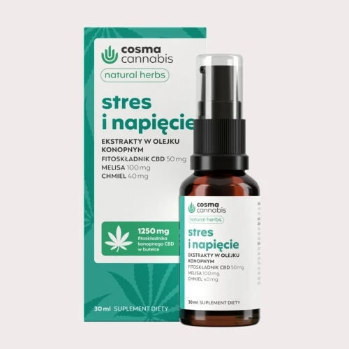 Cosma Cannabis "Stres i napięcie" Natural Herbs 30 ml