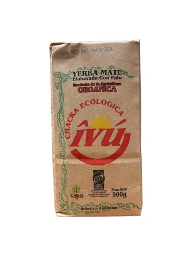 Yerba Mate Ivu Organica Tradicional 500g