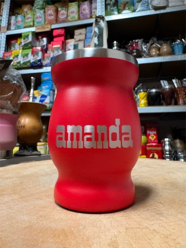 Naczynie TermoMate Inox Amanda "Rojo" 230 ml