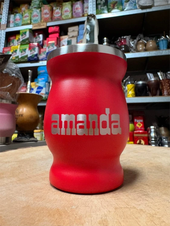 Naczynie TermoMate Inox Amanda "Rojo" 230 ml