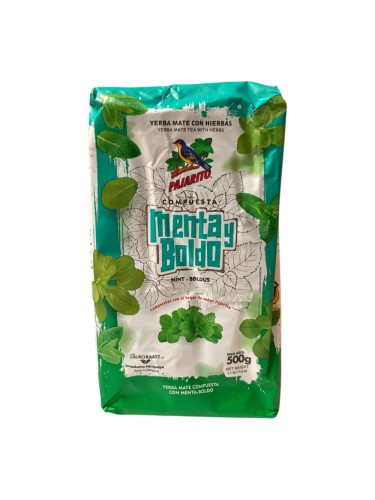 Yerba Mate Pajarito Menta Boldo 500g