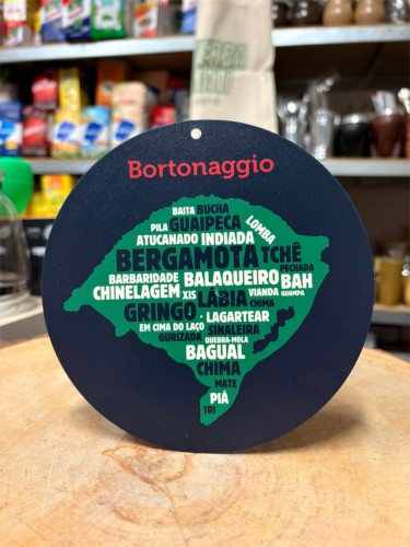 Podkładka do chimarrao Bortonaggio "Mapa do RS" Verde 16cm