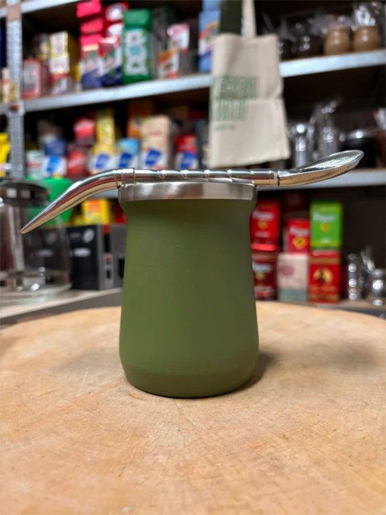 Bombilla Bortonaggio Cuchara Pequena 1000 (Mil) Furos 19 cm - widok z innej perspektywy