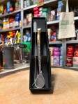 Bombilla Bortonaggio Cuchara Pequena "Oro" 1000 (Mil) Furos 19 cm - w pudełku w zestawie ze szczoteczką