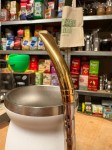 Bombilla Bortonaggio Cuchara Pequena "Oro" 1000 (Mil) Furos 19 cm - zbliżenie na ustnik
