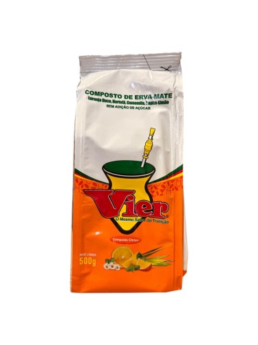 Erva mate Vier Chimarrao Composto Citrico 500g