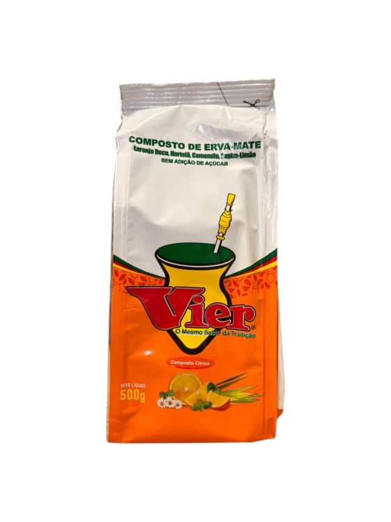 Erva mate Vier Chimarrao Composto Citrico 500g