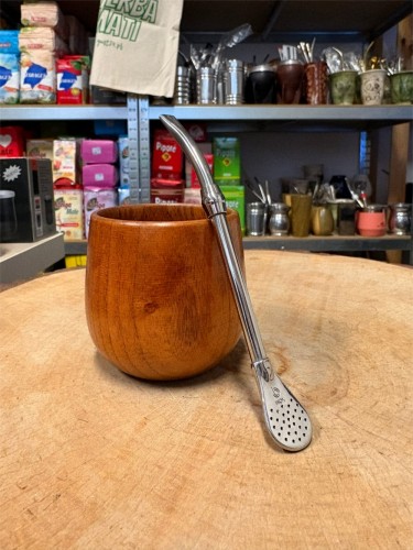 Bombilla Cucharita "Unico Anel" 14 cm Bortonaggio