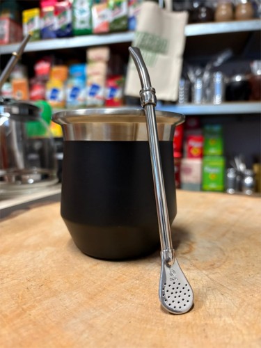 Bombilla Cucharita "Cuia" 16 cm Bortonaggio