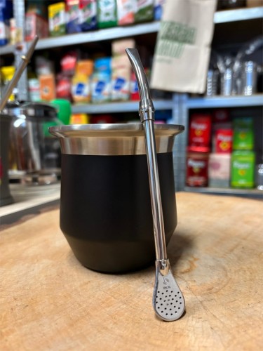 Bombilla Cucharita "Unico Anel" 16 cm Bortonaggio