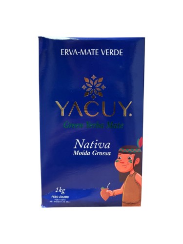 Yerba mate Yacuy Chimarrao Tradicional Vacuum Nativa 1kg