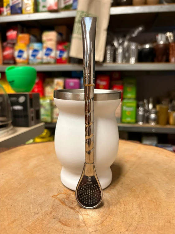 Bombilla Bortonaggio Cuchara Pequena 19 cm - widok na wprost