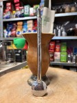Bombilla (bomba) "Grande" zdobiona z grawerem Bortonaggio 1000 (Mil) Furos INOX ze szczoteczką 24 cm