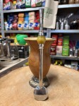 Bombilla (bomba) "Grande Piedra" Bortonaggio 1000 Furos INOX ze szczoteczką 25 cm - kolor żółty - widok na wprost
