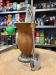 Bombilla (bomba) Oro "Piedra" Bortonaggio 1000 (Mil) Furos INOX ze szczoteczką 23 cm - kolor żółty