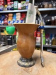Bombilla (bomba) Oro Piedra Bortonaggio INOX 23 cm - kolor niebieski - widok z boku