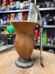 Bombilla (bomba) Oro Piedra Bortonaggio INOX 23 cm - kolor fioletowy - widok z boku