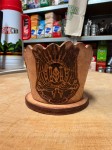 Skórzana podstawka "Rio Grande do Sul" Natural pod naczynie Bortonaggio