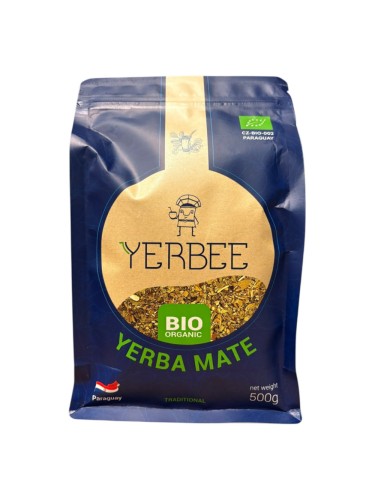 Bio Yerba Mate Yerbee Paraguay 500g Doypack - nowy wygląd opakowania